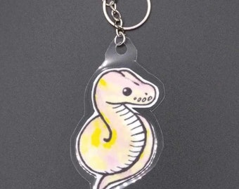 Ball Python Keychain - Banana Morph