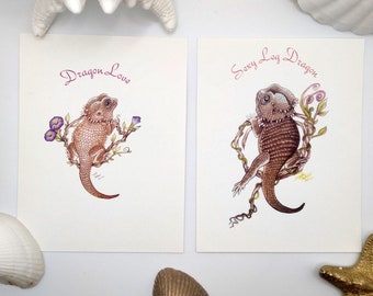 Bearded Dragon Postcard Set
