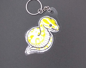 Porte-clés python-balle - morphing albinos