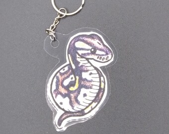 Ball Python Keychain - Majave Morph