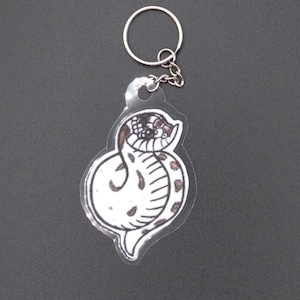 Hognose Snake Keychain - Super Arctic Morph