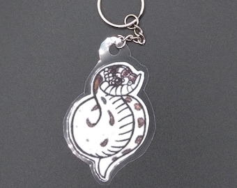 Hognose Snake Keychain - Super Arctic Morph