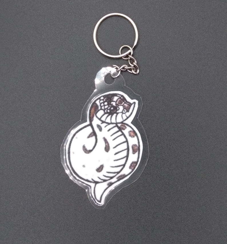 Hognose Snake Keychain - Super Arctic Morph - Etsy