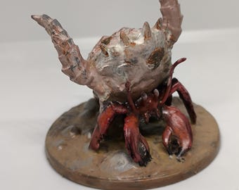 Giant Horseshoe Crab Monster Hand Painted TTRPG D&D