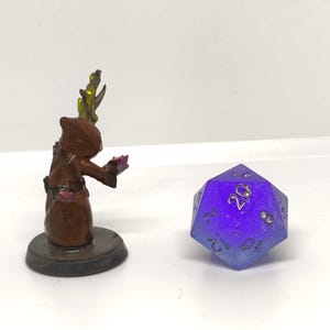 Frog-folk Druid. Hand Painted TTRPG D&D