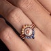 Jonathan reviewed Sunset Ring Set, Sapphire Wedding Ring Set, Two Matching Bands and a Solitaire, 14k or 18k Solid Gold