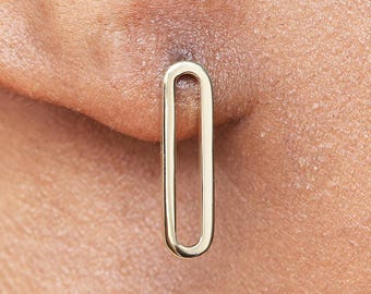 14k gold minimalist stud earrings for everyday wear