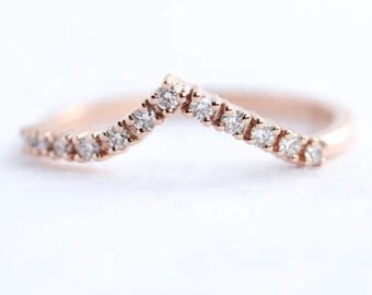 Matching diamond band