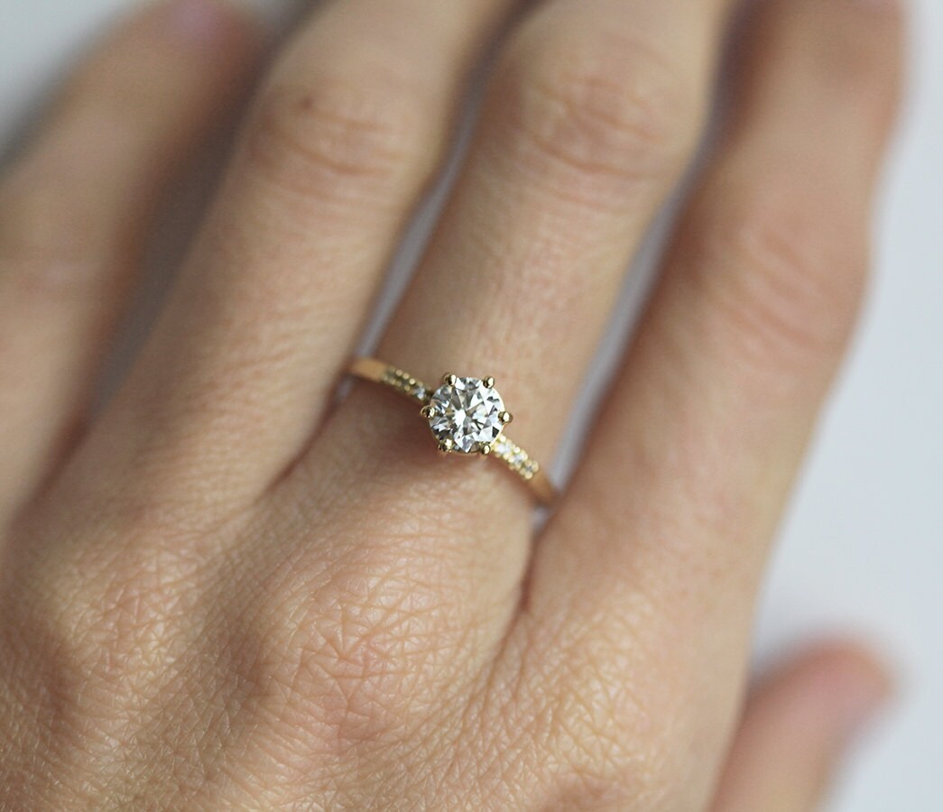 0.8 carat diamond ring price deals