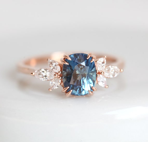 Rose Gold Sapphire Ring