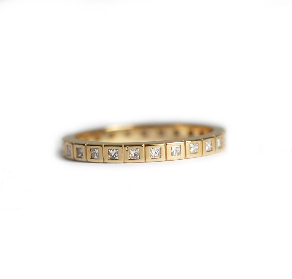 Full diamond shop eternity band