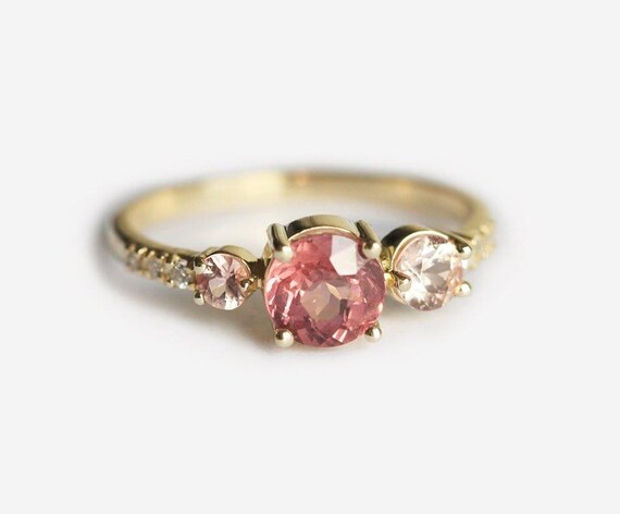 Malaya garnet engagement ring discount