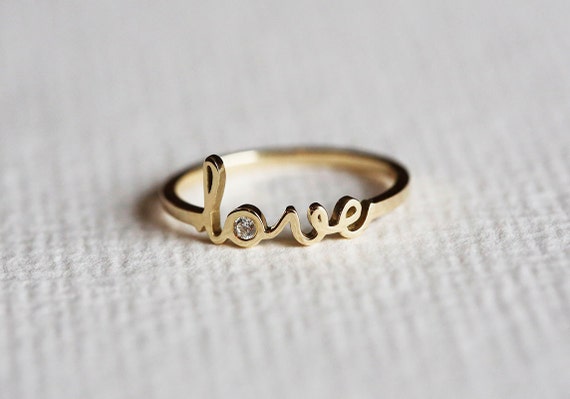 Gold Love Ring – atelierdivin