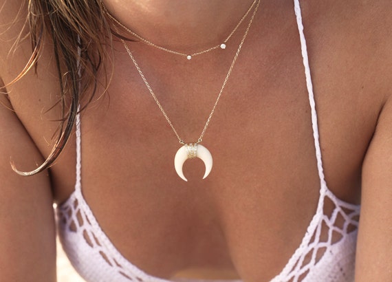Lili claspe hotsell moon necklace