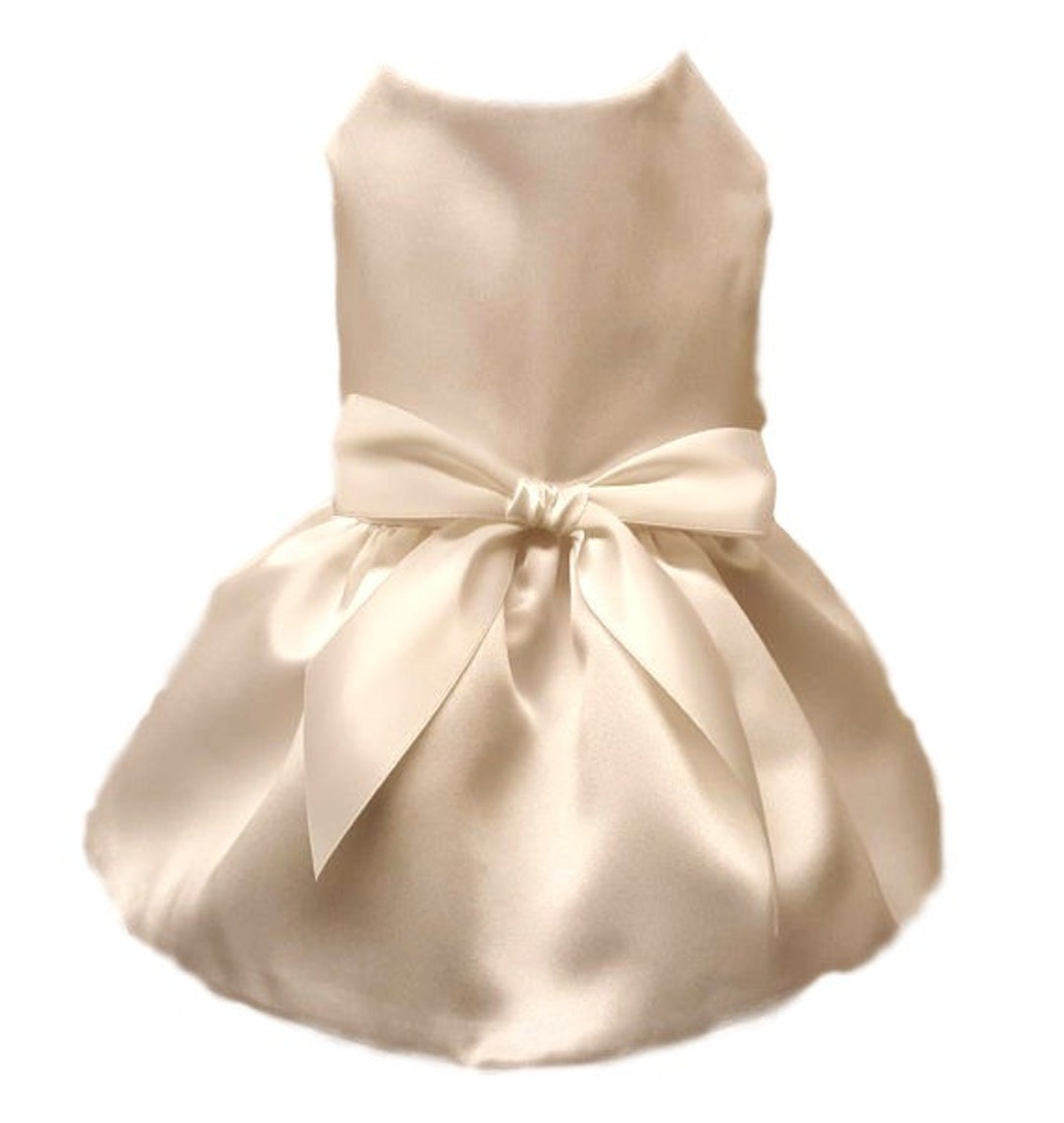 Dog Wedding Dress Simple Elegance Etsy