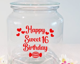 Mensaje personalizado para 16 cumpleaños, Felices 16, Dulces, Dulces, Cariños, Amantes, Hermano, Hermana, Sobrina, Sobrino