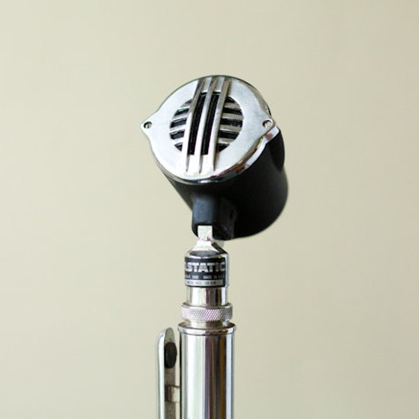 1950s Astatic Stand Microphone - Vintage Microphone