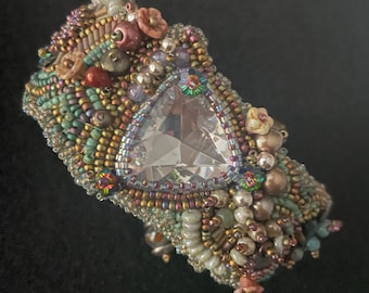 Bead Embroidery Cuff