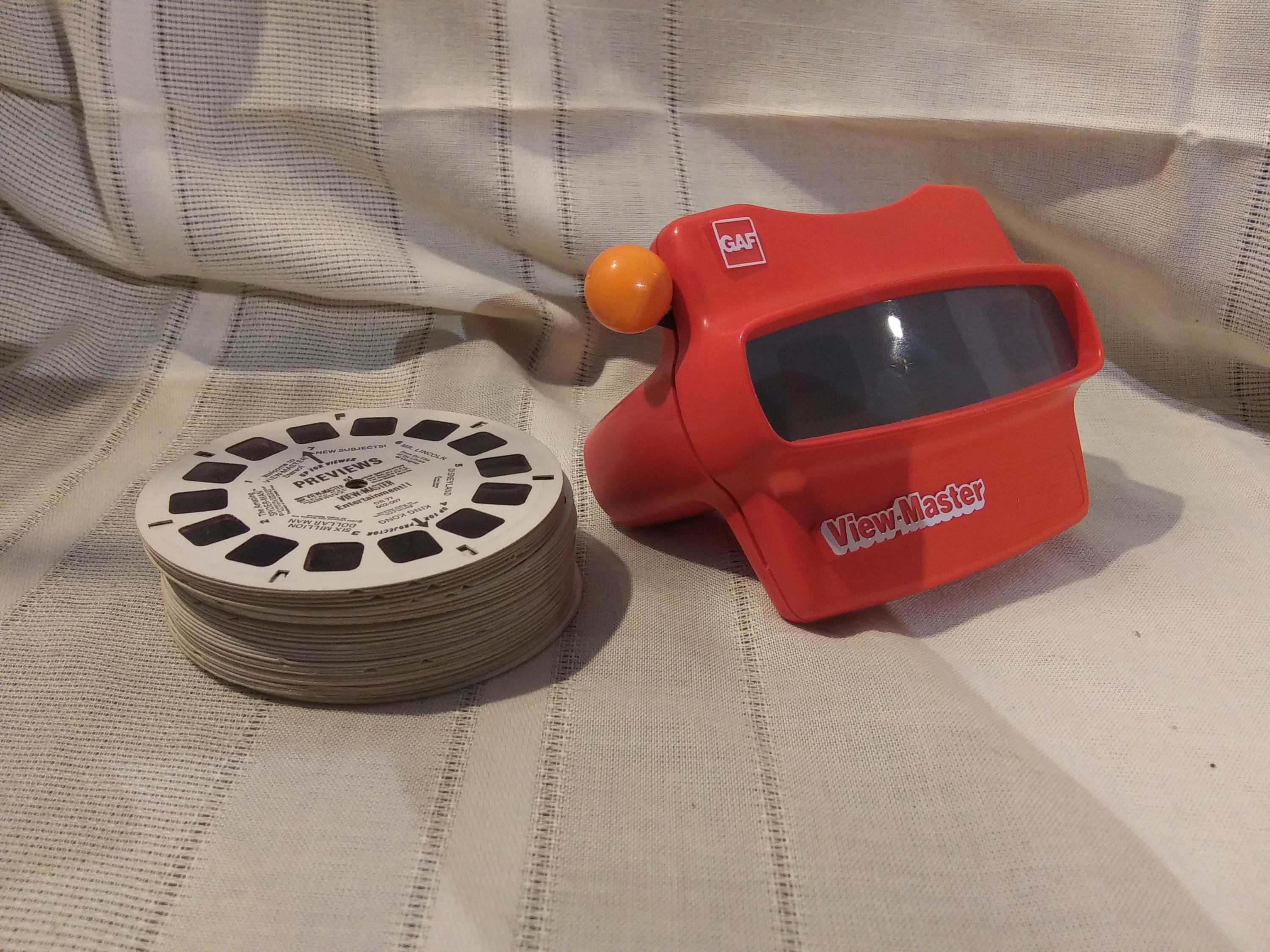 Gaf Talking View Master Red Viewmaster