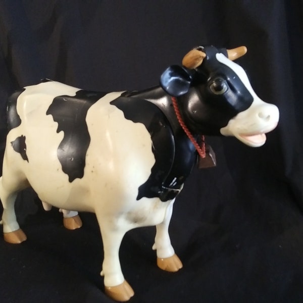 Large Plastic Cow Etsy