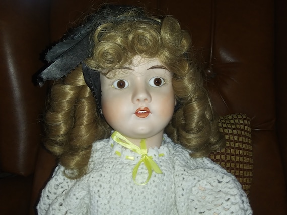 S&H Simon Halbig 1906 Original Porcelain and Composite Doll