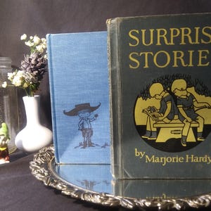 Set of 2 great vintage Children&#39;s hardback books.&quot;Cowboy and his Friend&quot; and &quot;Surprise Stories&quot; Free Shipping!