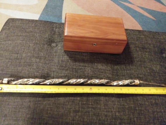 Dramatic Statement necklace. Mixed Metal tone twi… - image 2