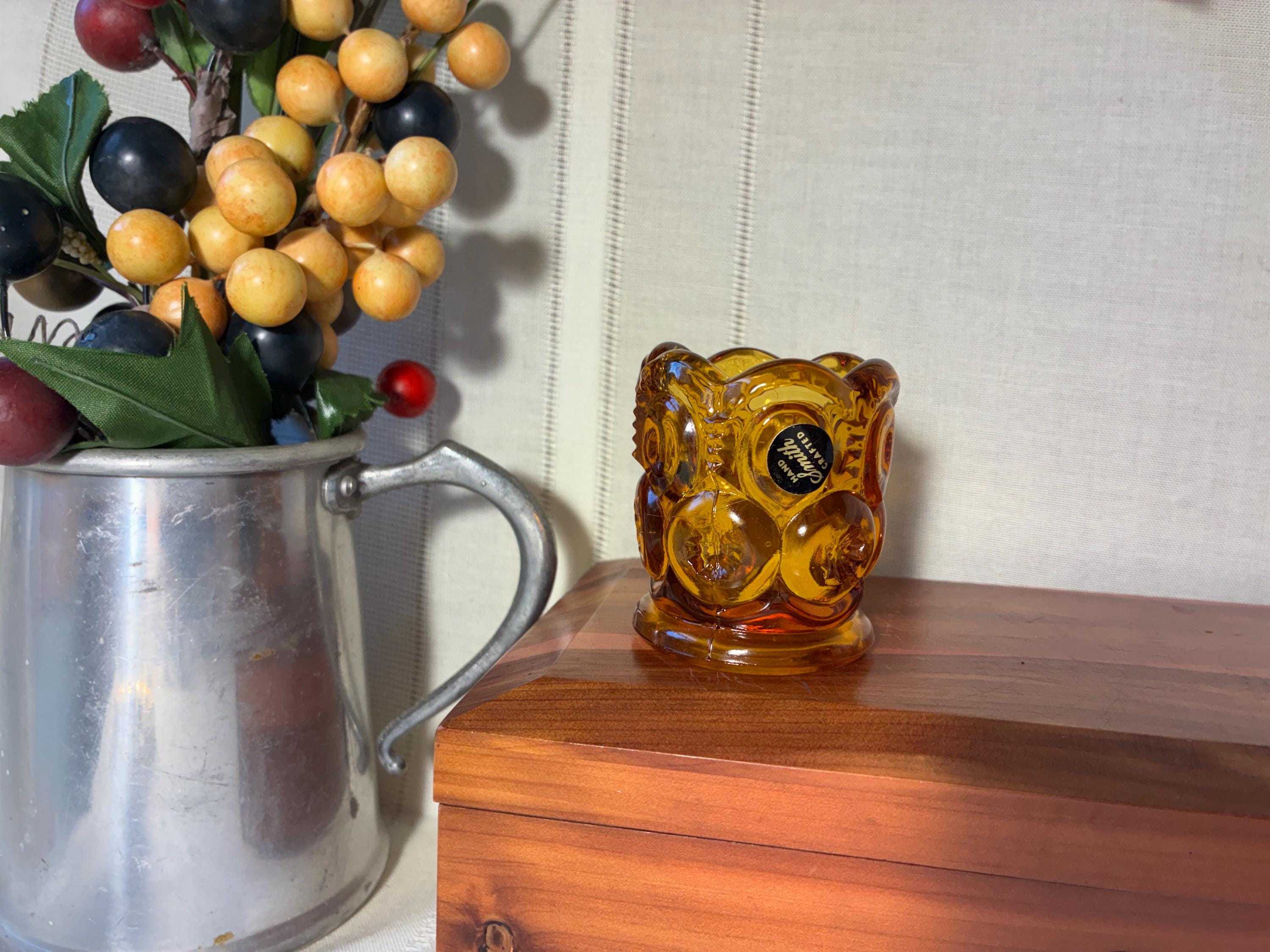 Le Smith Amber Glass - Etsy