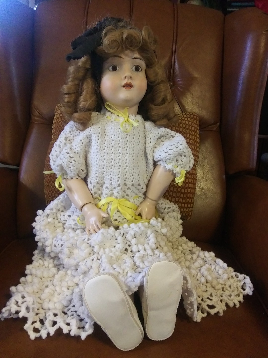 S&H Simon Halbig 1906 Original Porcelain and Composite Doll