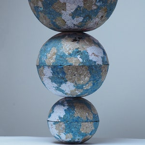 Zen Box by PaperPetuum - recycled paper storage containers or bowls