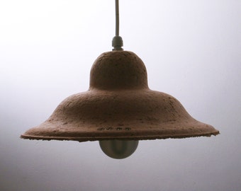 UFO - small, recycled paper made lamp. Eco fully recyclable endless.