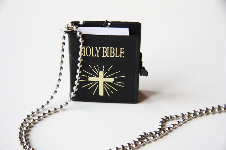 The Bible Funky Shrunky Necklace image 1