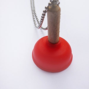 Mini plunger keychain sale