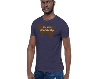 MOO Bitch - Short-Sleeve Unisex T-Shirt