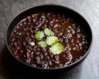 Black Bean Seeds - Organic Production Practices - Heirloom Vegetable Seed Packet Non-hybrid Beans   NO GMO