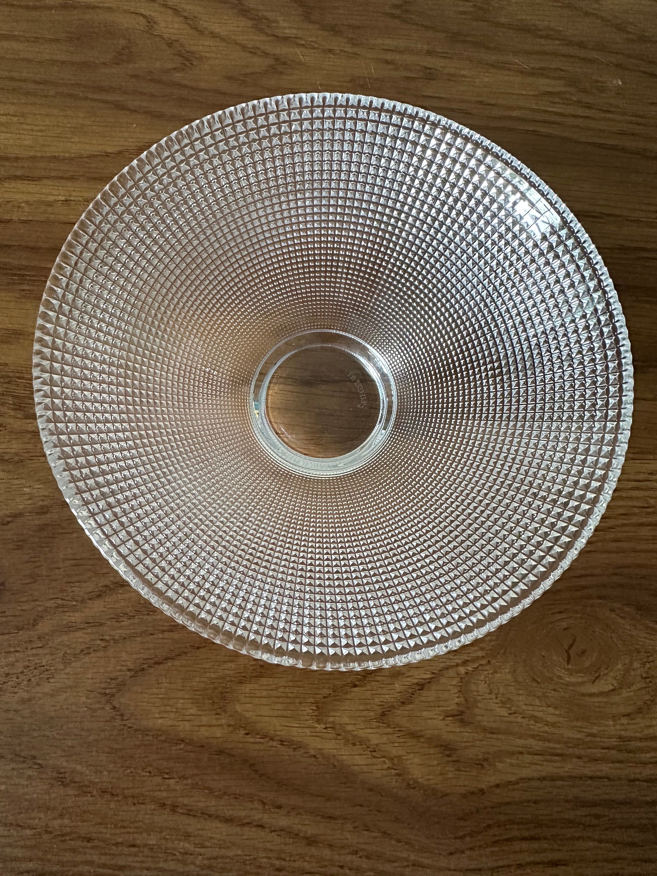 Spiegelau Crystal Bowl Diamond Pattern