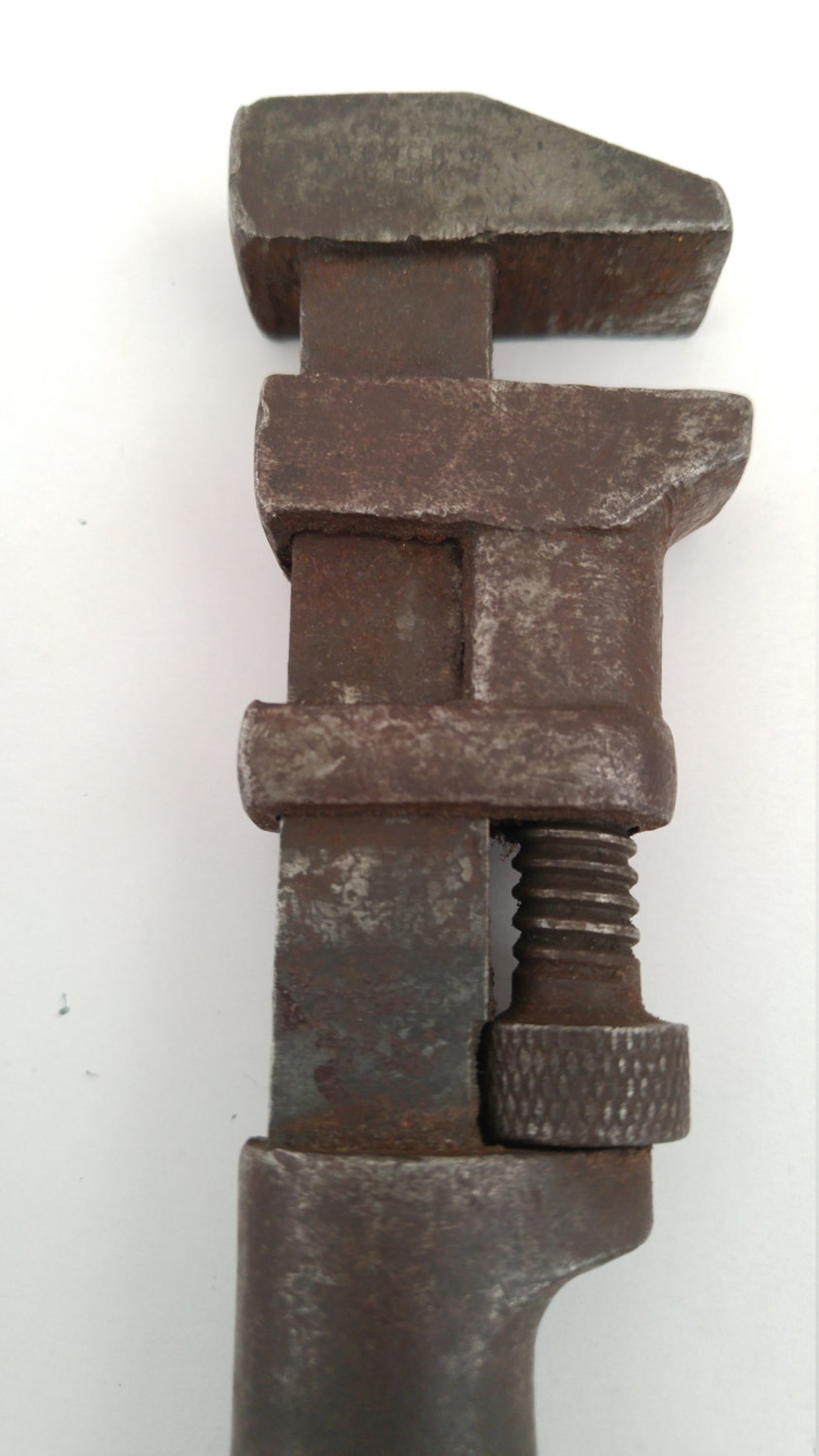 Antique Wood Handle Monkey Wrench Wooden Handle Monkey Wrench Etsy