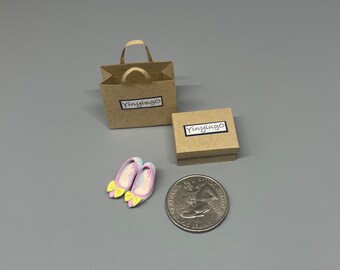 handmade 1/12 miniature dollhouse shoes, heels by YinyingO