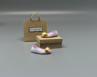 handmade 1/12 miniature dollhouse shoes, heels by YinyingO