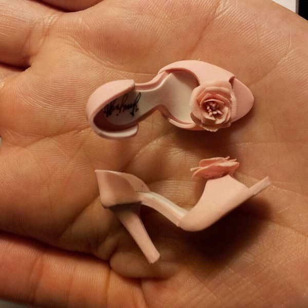 Handmade Miniature Shoes - Polymer Clay