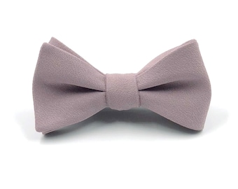 Dusty Lilac Tie, Mens Dusty Purple Bow Tie, Lavender Ties, Lilac Wedding Ties, Mens and Boys Bow Ties, Self-Tie or Pre-Tied Style