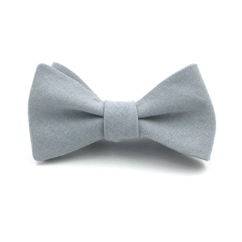 dusty blue tie set