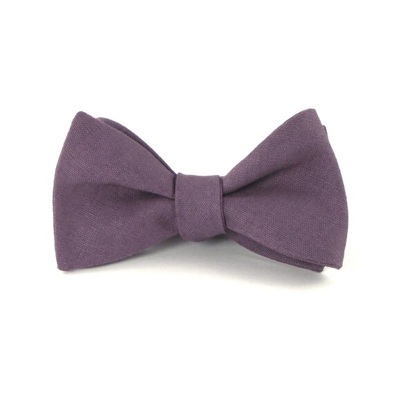 New men/'s self tie free style bowtie set plaid /& checkers formal wedding purple