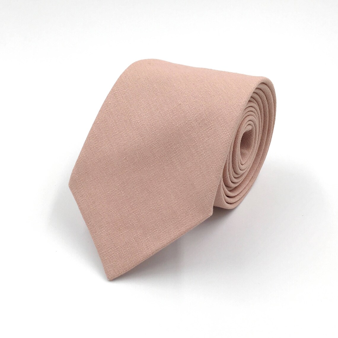 Dusty Rose Tie Mens Pale Pink Necktie Vintage Blush Tie Etsy
