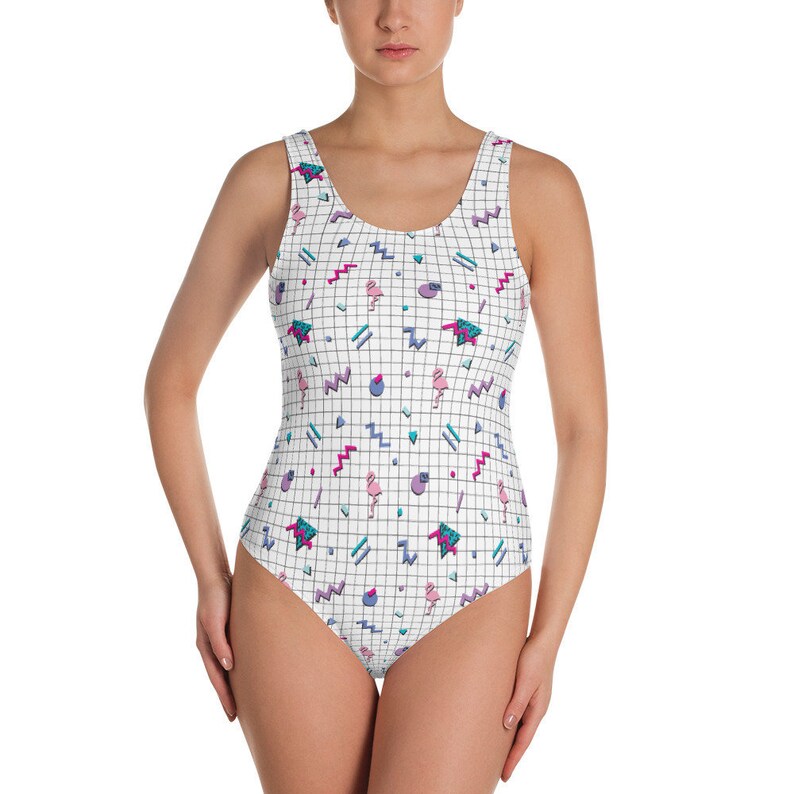 80s beachwear