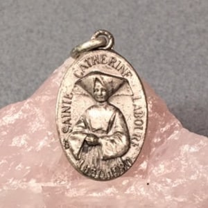 St Catherine Medal LaBourne Saint Seniors Daughters Charity Vintage Catholic Gift