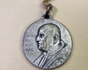 Pope Medal Joannes XXIII Pont Max Vintage Catholic Vatican Gift - Etsy