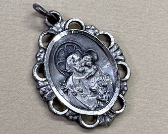 St Joseph Medal Families Protection Vintage Catholic Gift