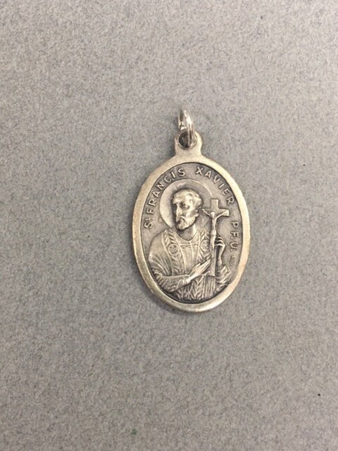 St Francis Xavier Medal Famous Missionary Italy Vintage Catholic Gift ...