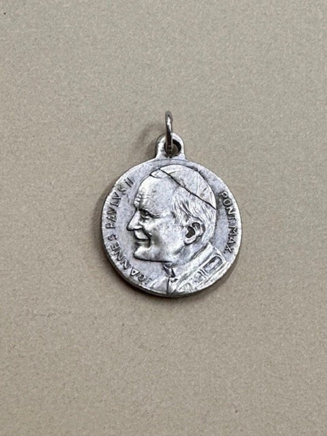 St John Paul II Medal: Silver Tone Catholic Gift - Etsy